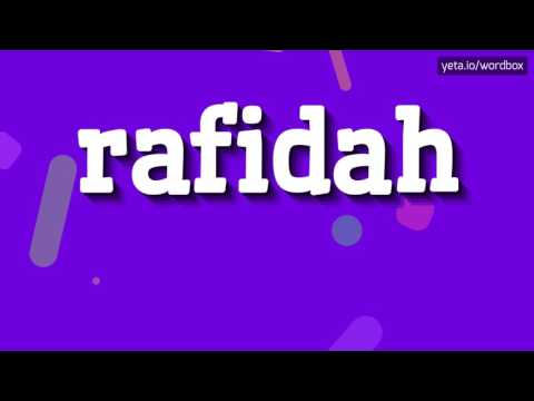RAFIDAH - HOW TO PRONOUNCE IT!?