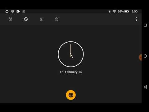 5:00 PM Alarm (Fire HD 6) 2/14/2020