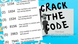 Crack The Code book Answer | 4 digits with 6 clues | 1234 1934 1534