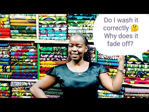 YouTube video about: How to soften wax print fabric?