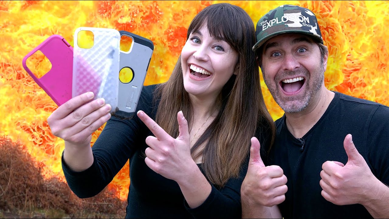 EXPLODING iPhone 11 cases with Tory Belleci