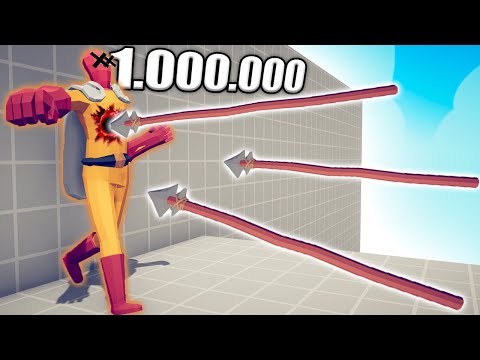 1.000.000 DAMAGE SPEAR THROWER 1 vs 1 TOURNAMENT - TABS | Totally Accurate Battle Simulator 2023