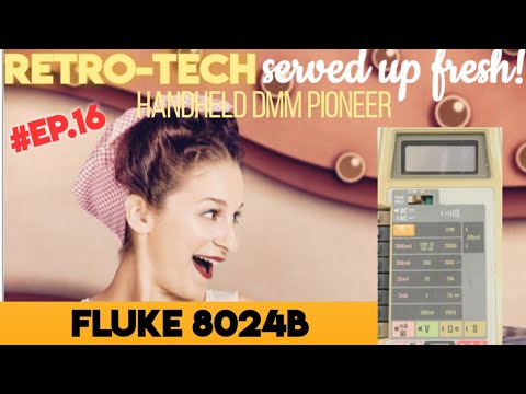 RETRO-TECH ○ FLUKE 8024B Vintage Multimeter Mini Review & Teardown!