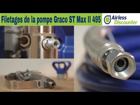 Raccords et flexibles pour le Graco ST Max II 495
