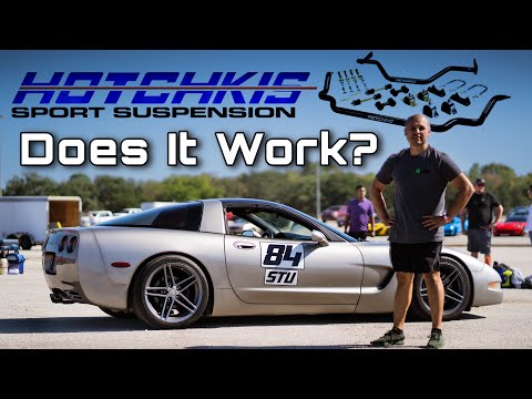 IS UPGRADING YOUR SWAY BARS WORTH IT? Testing my C5 corvette suspension out on a autocross track!