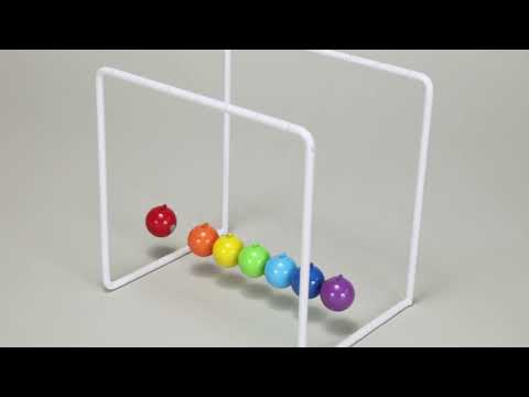 Colorful Newton’s Cradle Desktop Toy