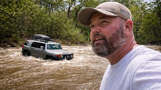 We Tried To Cross The Flooded Creek...Then We Saw It