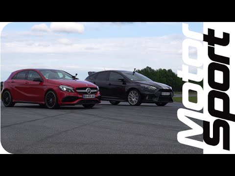 Drag race : Ford Focus RS VS Mercedes A 45 AMG