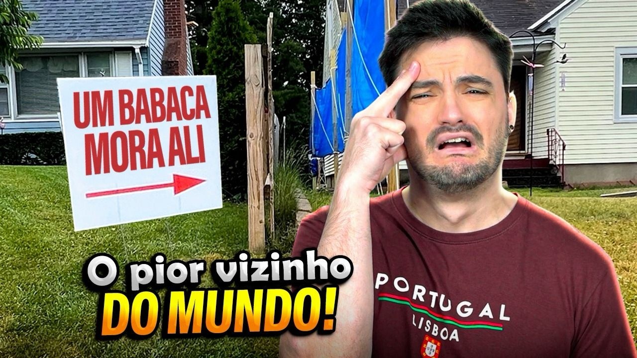 IMAGINE TER UM VIZINHO DESSE?