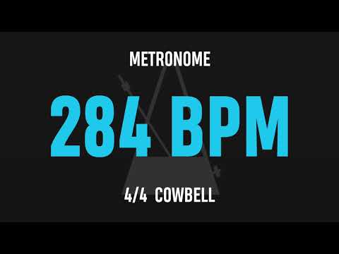 284 BPM 4/4 - Best Metronome (Cowbell)