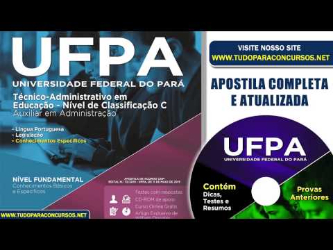 Apostila UFPA 2015 - Auxiliar em Administração - Tecnico Administrativo em Educação - Impressa