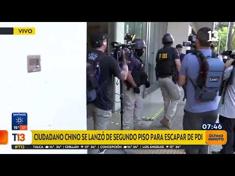 Operativo en Barrio Meiggs: Ciudadano chino se lanzó de segundo piso para escapar de la PDI