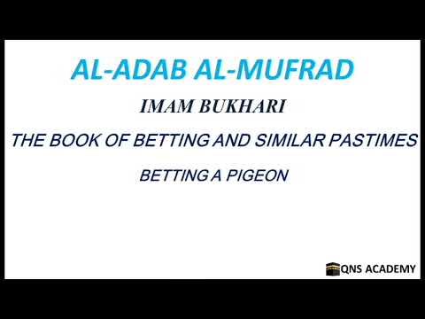 Adab Al Mufrad 54-4: Betting a pigeon, Hadith 1263 of 1322