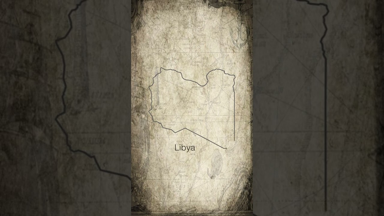 Libya map drawing #shorts #map #libya #drawing #zeichnen #artist