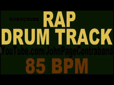 Rap Drum Track 85 bpm Heavy 808 Bass DRUMS ONLY