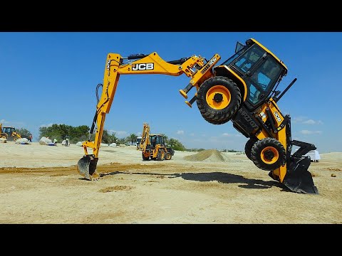 Awesome JCB 3CX Pro Backhoe Loader Performance Demo In Dubai