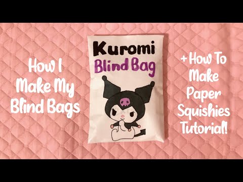 HOW TO MAKE A BLIND BAG + HOW TO MAKE PAPER SQUISHIES **easy tutorial** | applefrog