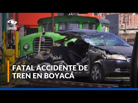 Accidente de tren en Duitama deja una mujer embarazada muerta y varios heridos