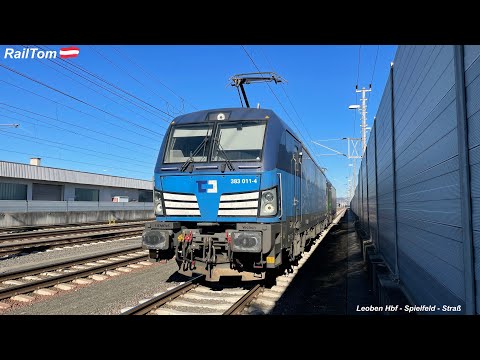 Führerstandsmitfahrt Leoben Hbf. 🇦🇹 - Bf. Spielfeld - Straß 🇦🇹 mit Halt in Graz, am 09.02.2022