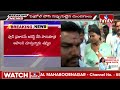 LIVE : షర్మిల బస్సుకు నిప్పు పెట్టిన గుర్తు తెలియని వక్తులు | YS Sharmila Campaign Bus Attack | hmtv - Video