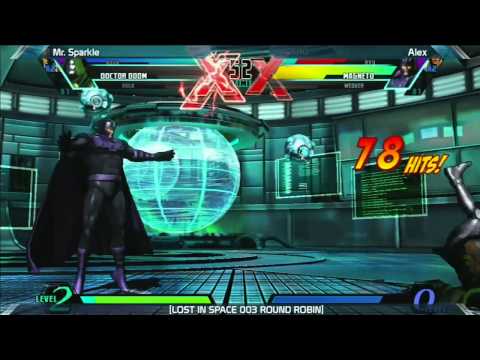 UMVC3: Mr. Sparkle vs Alex - Round Robin - LOST IN SPACE 003