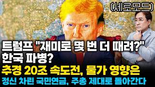 (경제한스푼)세로모드 트럼프 "재미로 몇 번 더 때려?" 한국 파병? / 추경 20조 속도전 물가 영향은 /…