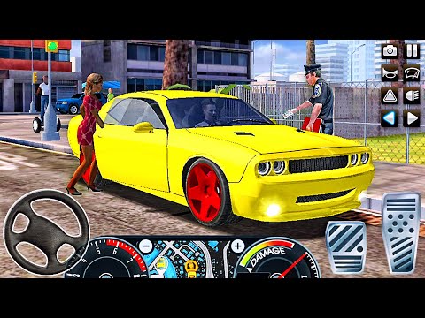 Cars Taxi Sim 2020: Dodge Challenger Driving In City - Best Gameplay Walkthrough #7