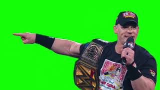 John Cena "36 dates and I'm gone" green screen