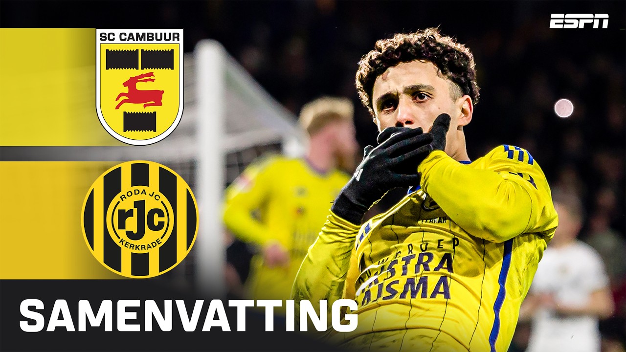 SC Cambuur vs Roda JC Kerkrade Highlights