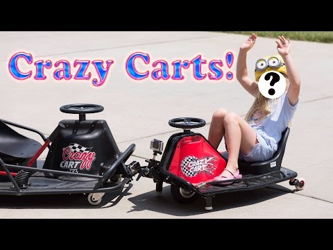 The Razor CRAZY CART & CRAZY CART XL TheEngineeringFamily Kid Toy Video Review