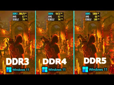 DDR5 vs DDR4 vs DDR3 Ram