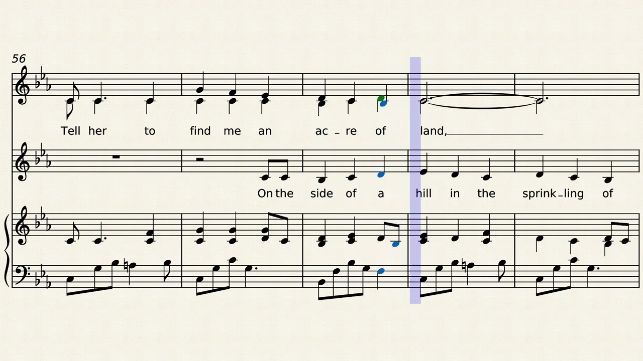 Scarborough Fair/Canticle – Simon & Garfunkel  - arranged for SSA choir