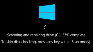 How to Disable Startup Check Disk Scan in Windows 10,8.1,7
