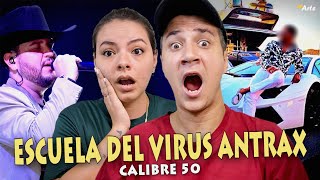 CUBANOS REACCIONAN a Calibre 50- Escuela Del Virus Antrax- Letra - (con Laurita)