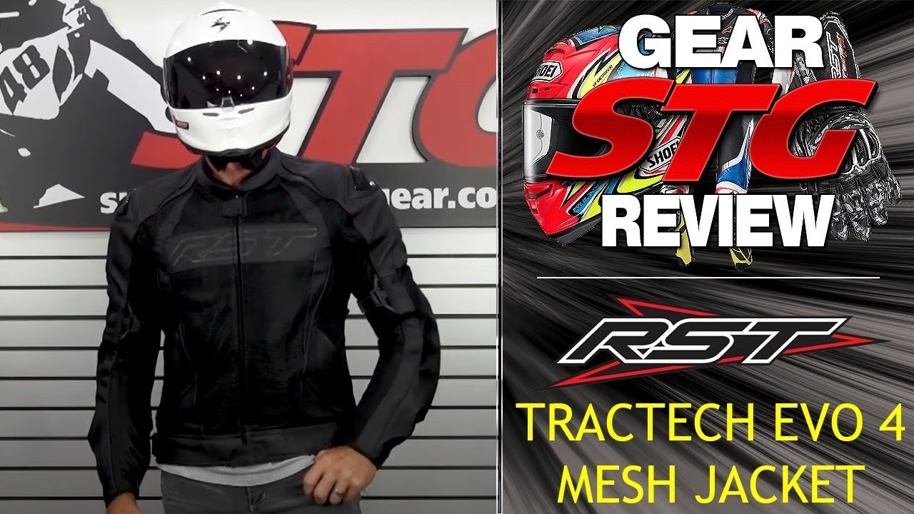 Watch video RST TracTech EVO 4 Mesh Leather Jacket Review | Sportbike Track Gear Now RST TracTech EVO 4 Mesh Leather Jacket Review | Sportbike Track Gear