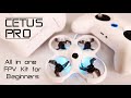 Квадрокоптер BetaFPV Cetus Pro FPV Kit – FPV-дрон з камерою, оптичне позиціонування, БК мотори, барометр, окуляри в кейсі
