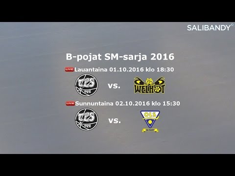 B-Pojat SM -sarja TPS - OLS 02.10.2016 klo 15:30