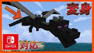 【マイクラ統合版】ドラゴンへの変身が予想外過ぎる。【MinecraftPE/BE】