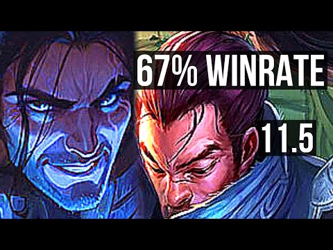 SYLAS vs YASUO (MID) | 67% winrate, Legendary, 16/5/11 | NA Master | v11.5