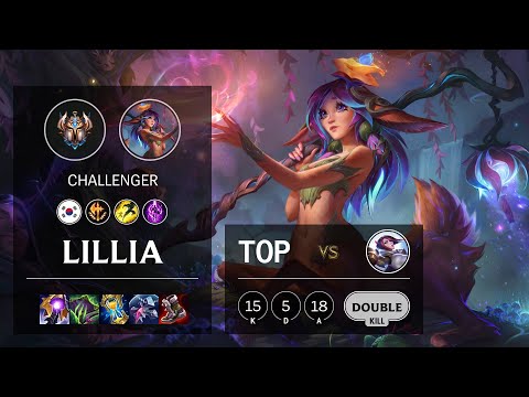 Lillia Top vs Fiora - KR Challenger Patch 11.14