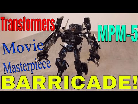 Transformers MPM-5 Movie Masterpiece Barricade - GotBot True Review NUMBER 481