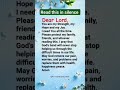 Prayer for today 🙏#prayer #jesus #prayerrequest #christianprayer #god #bible #devotional