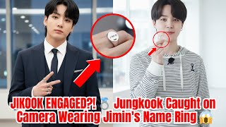 Download lagu JIKOOK ENGAGED?! 💍 Jungkook Caught on Camera Wearing Jimin's Name Ring 😱 mp3