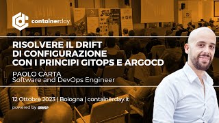 Risolvere il drift di configurazione con GitOps e ArgoCD