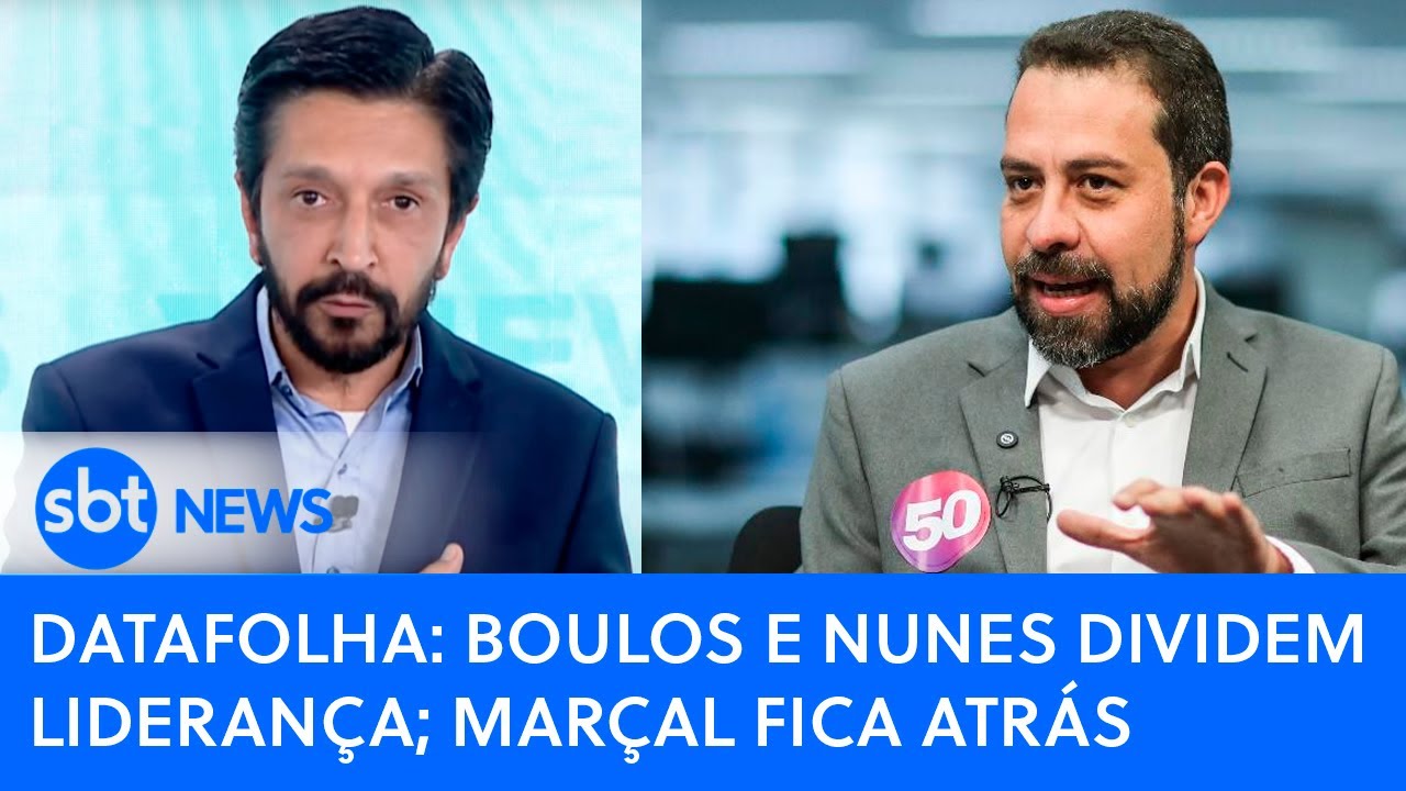 Datafolha: Boulos e Nunes dividem liderança; Marçal fica atrás