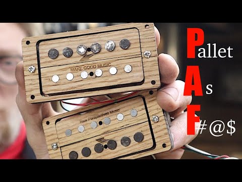 DIY Pallet Wood & Rusty Nail Humbuckers - PAFS (Pallet AF)