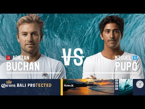 Adrian Buchan vs. Miguel Pupo - Round Two, Heat 4 - Corona Bali Protected 2018