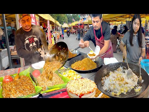 BIGGEST MALAYSIAN STREET FOOD NIGHT MARKET TOUR | 20 MALAYSIAN STREET FOODS YOU MUST TRY IN 2025