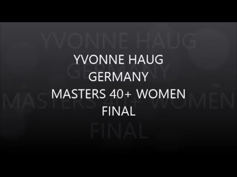 2016 YVONNE HAUG, MASTERS 40 WOMEN, CHAMPION OF THE WORLD, IPSF  2016