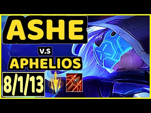 CROWNSHOT (ASHE) vs APHELIOS - 8/1/13 KDA BOTTOM ADC CHALLENGER GAMEPLAY - EUW